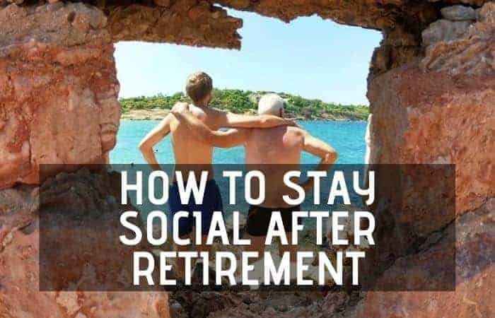 two retired senior buddies staying socially active during retirement