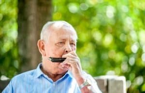 Harmonica easy instrument for seniors